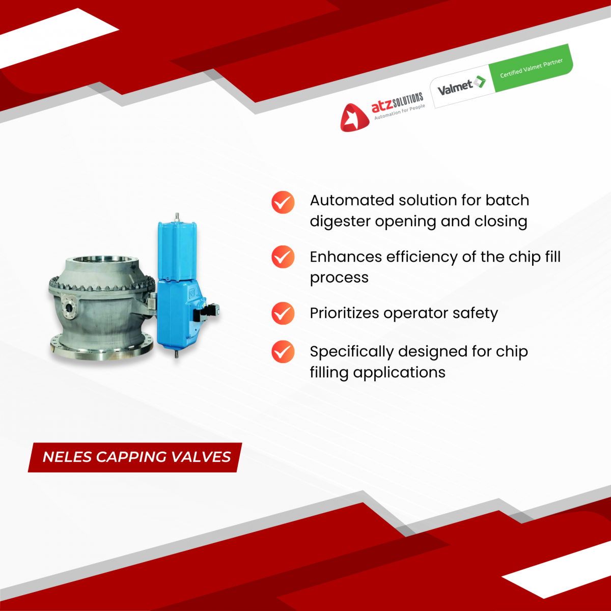 Neles capping valves
