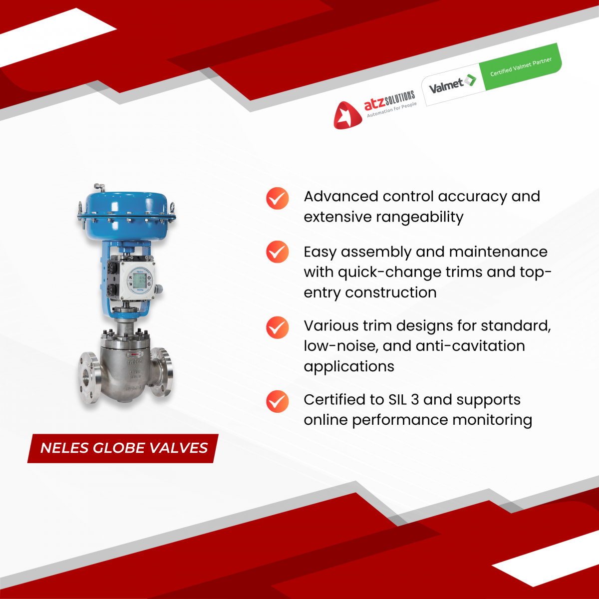 Neles globe valves