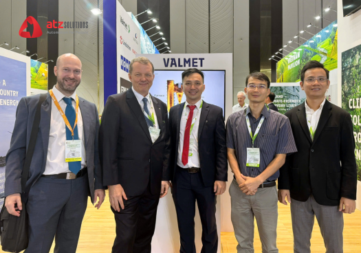 ATZ Solutions tham quan và trao đổi cùng các Chuyên gia Valmet tại Diễn ...